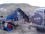 Работа Мобильного обогатительного комплекса в Монголии